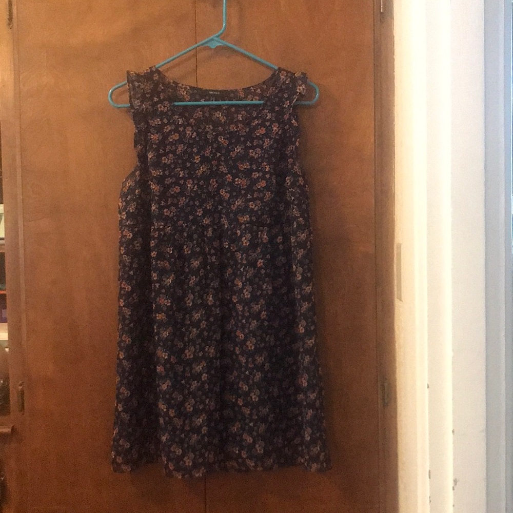 Forever 21 Blue Floral Lightweight Sundress